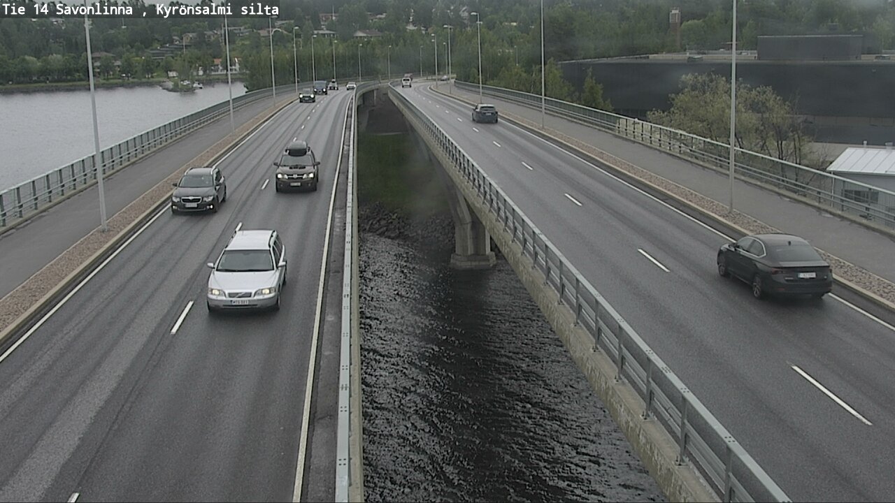 Weather Camera Image Road 14 Savonlinna, Kyrönsalmi, Savonlinna, Etelä-Savo