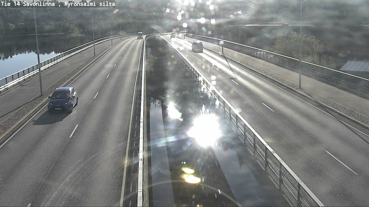 Weather Camera Image Road 14 Savonlinna, Kyrönsalmi, Savonlinna, Etelä-Savo
