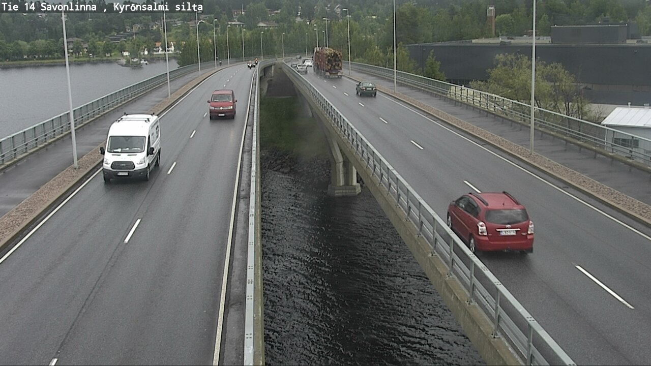 Weather Camera Image Road 14 Savonlinna, Kyrönsalmi, Savonlinna, Etelä-Savo