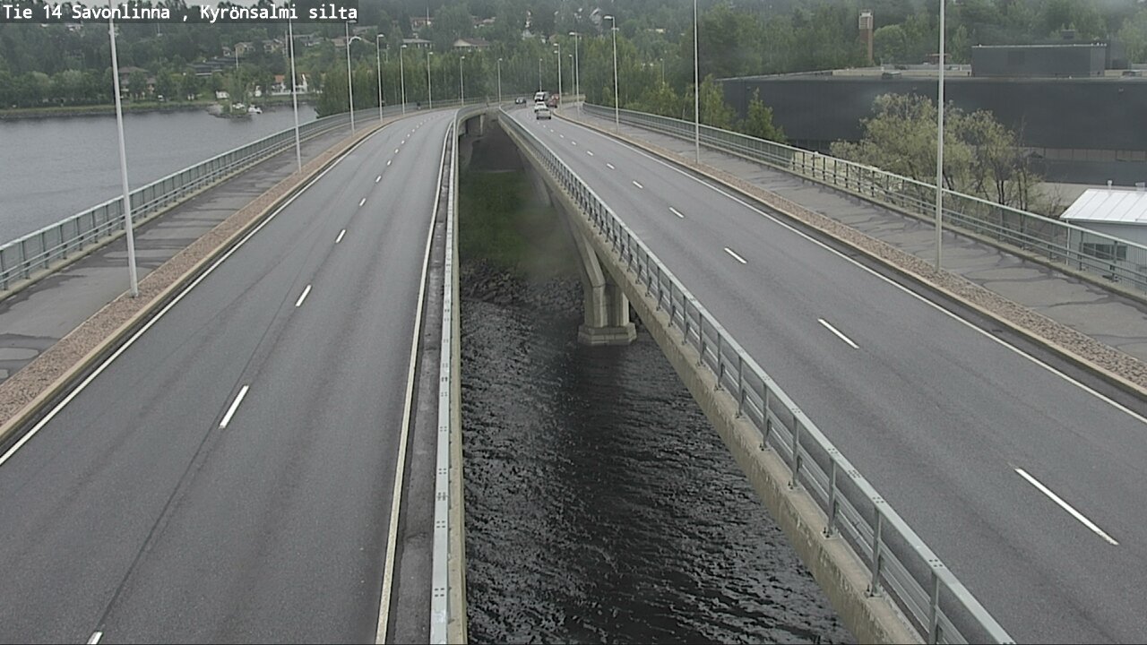 Weather Camera Image Road 14 Savonlinna, Kyrönsalmi, Savonlinna, Etelä-Savo