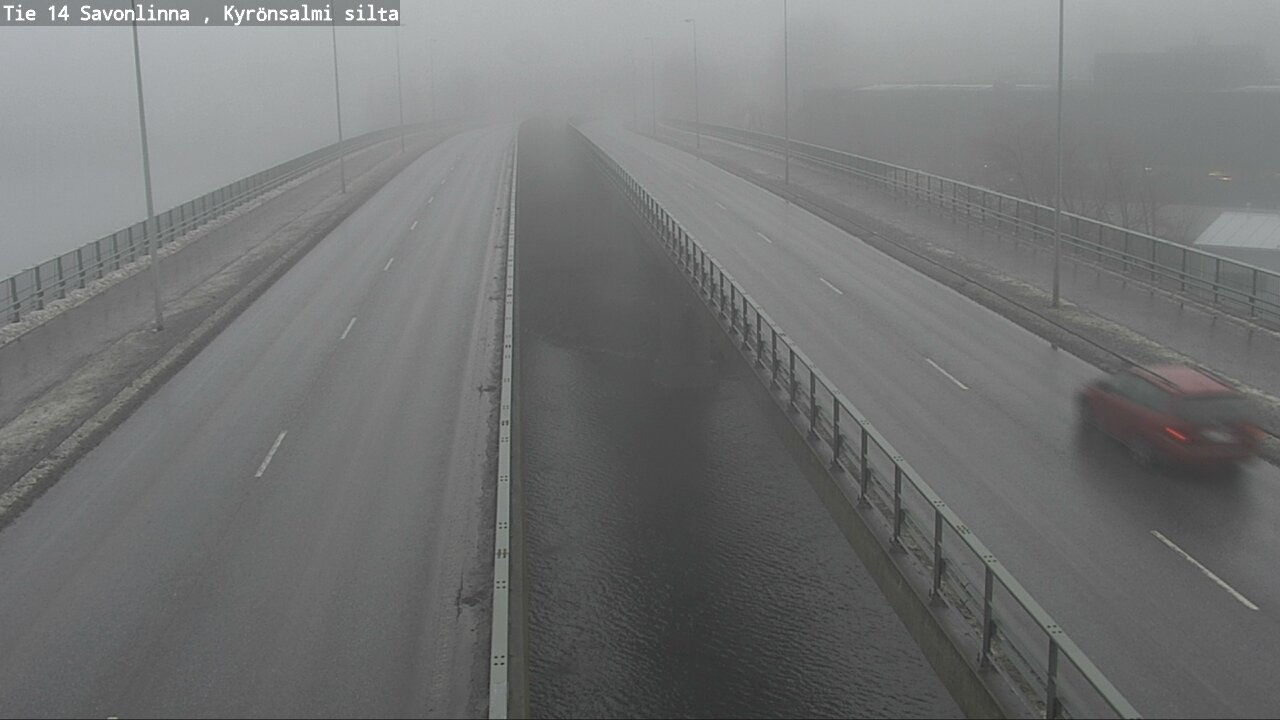 Weather Camera Image Väg 14 Nyslott, Kyrönsalmi, Savonlinna, Etelä-Savo