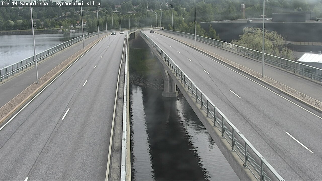 Weather Camera Image Road 14 Savonlinna, Kyrönsalmi, Savonlinna, Etelä-Savo