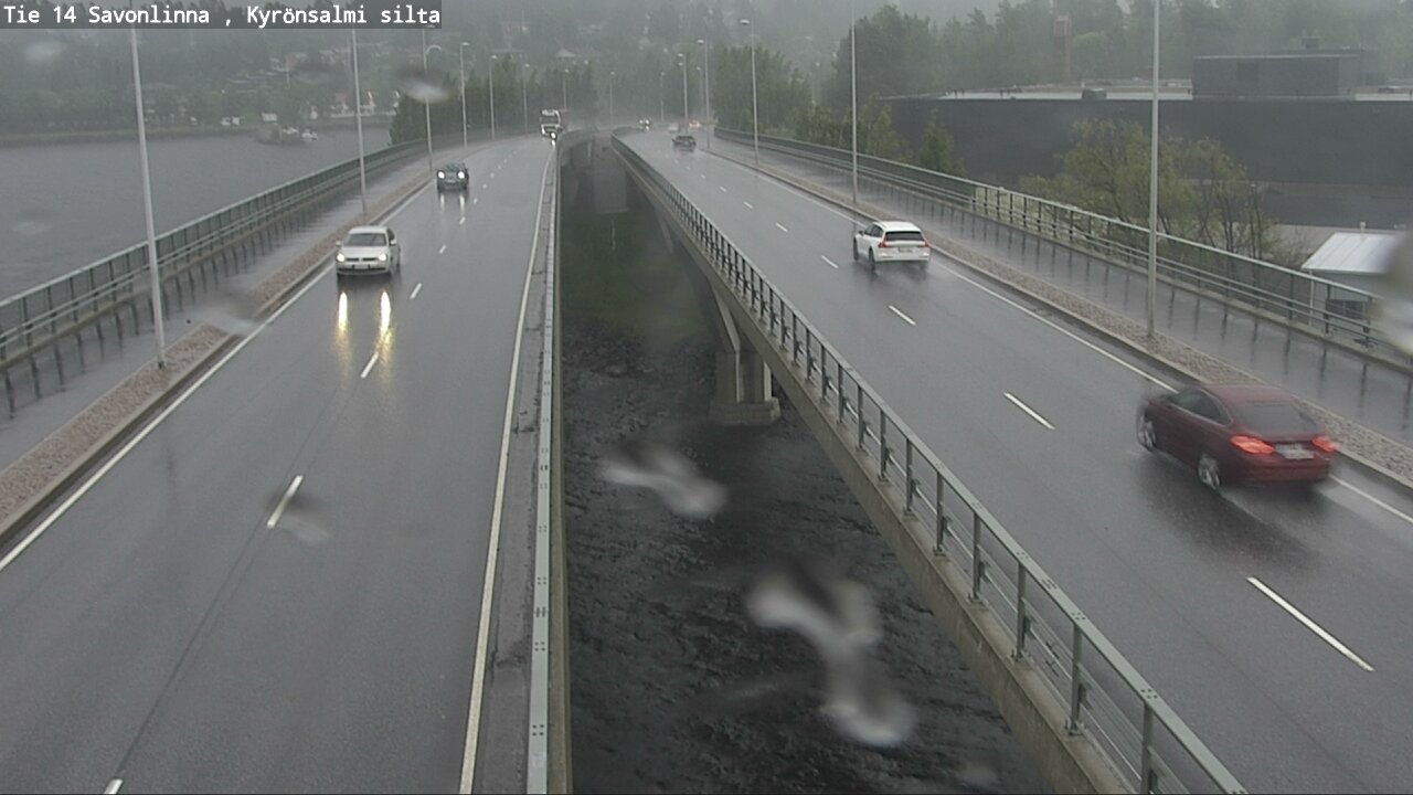 Weather Camera Image Väg 14 Nyslott, Kyrönsalmi, Savonlinna, Etelä-Savo