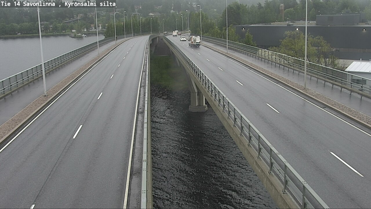 Weather Camera Image Road 14 Savonlinna, Kyrönsalmi, Savonlinna, Etelä-Savo