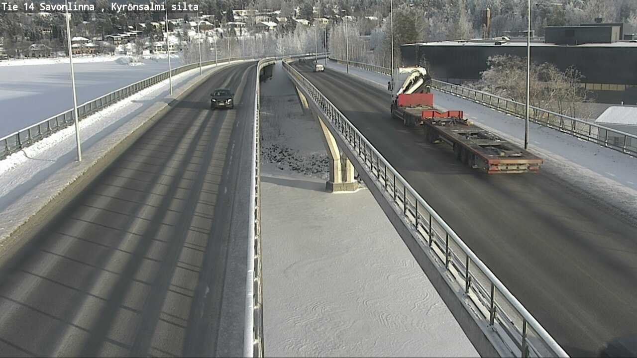 Weather Camera Image Road 14 Savonlinna, Kyrönsalmi, Savonlinna, Etelä-Savo