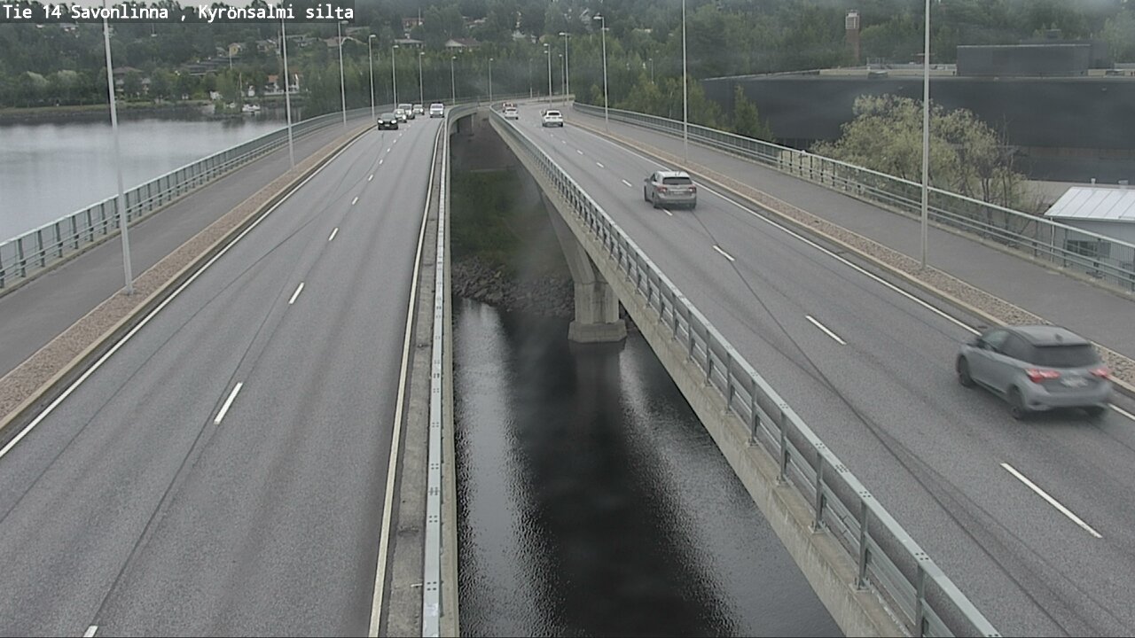 Weather Camera Image Road 14 Savonlinna, Kyrönsalmi, Savonlinna, Etelä-Savo