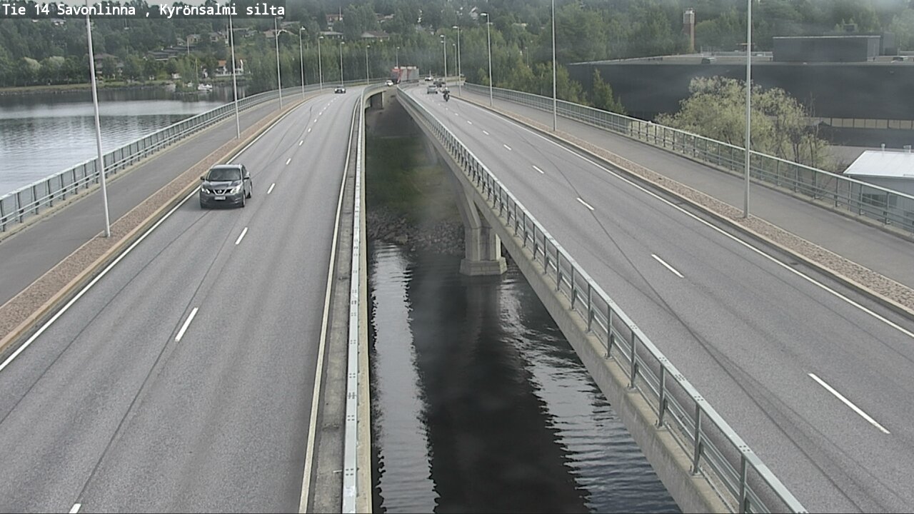 Weather Camera Image Road 14 Savonlinna, Kyrönsalmi, Savonlinna, Etelä-Savo