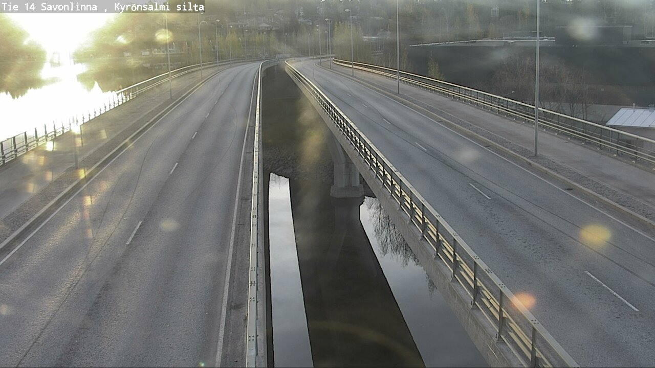 Weather Camera Image Väg 14 Nyslott, Kyrönsalmi, Savonlinna, Etelä-Savo