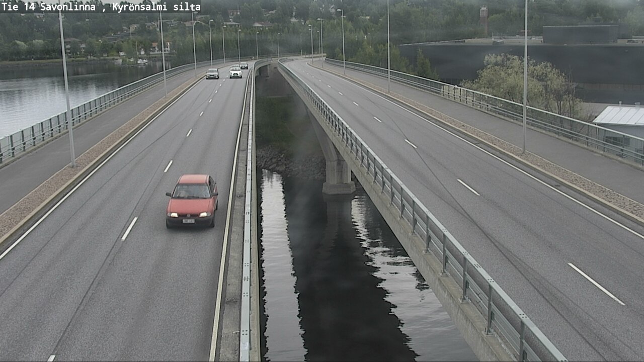 Weather Camera Image Road 14 Savonlinna, Kyrönsalmi, Savonlinna, Etelä-Savo