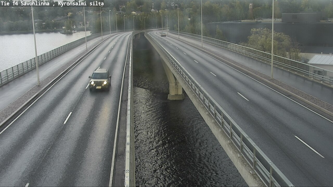 Weather Camera Image Road 14 Savonlinna, Kyrönsalmi, Savonlinna, Etelä-Savo