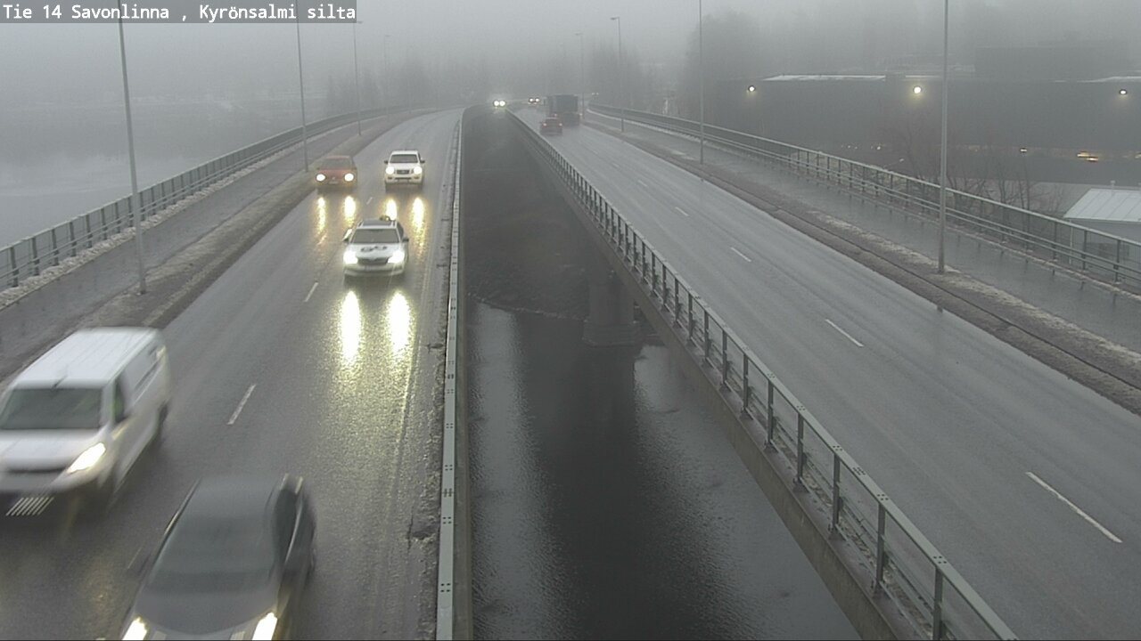Weather Camera Image Väg 14 Nyslott, Kyrönsalmi, Savonlinna, Etelä-Savo