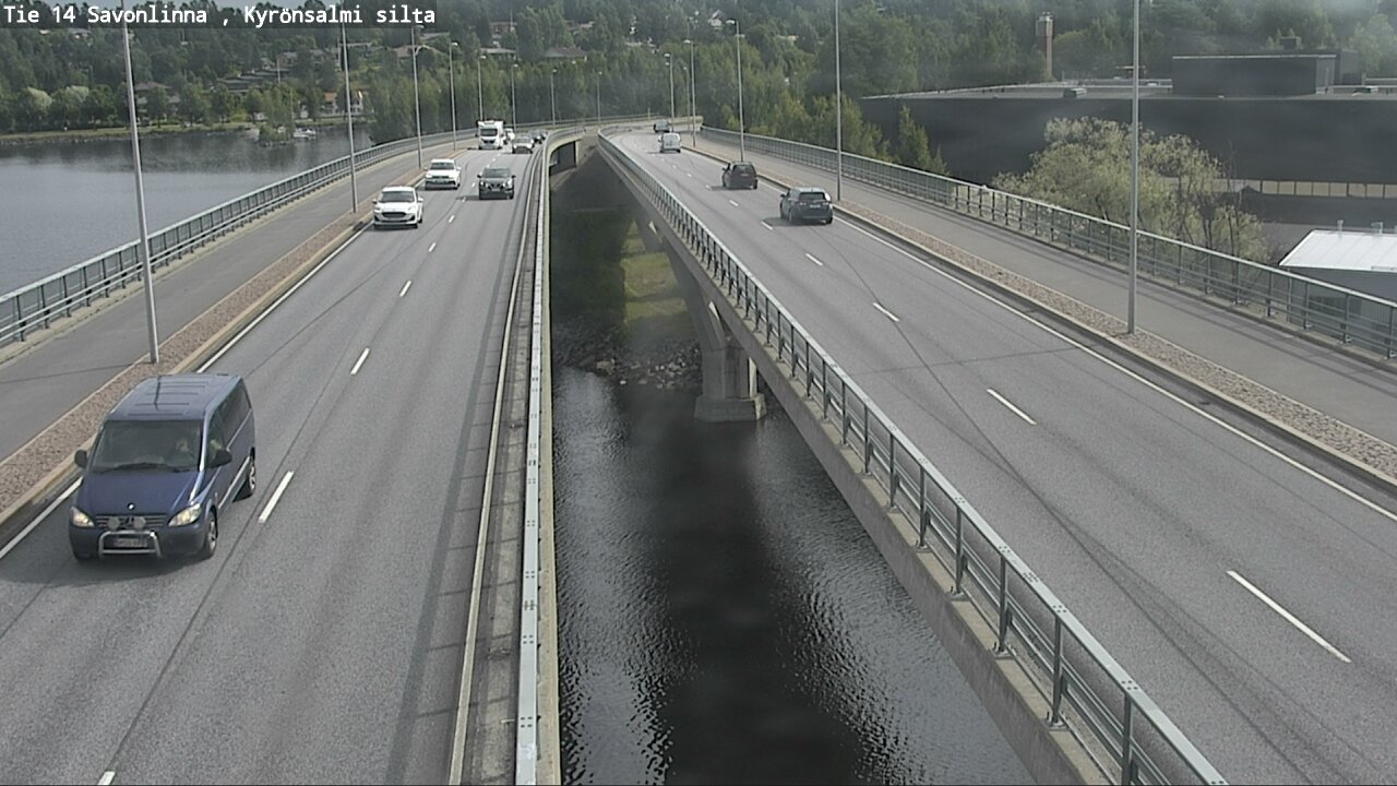 Weather Camera Image Road 14 Savonlinna, Kyrönsalmi, Savonlinna, Etelä-Savo