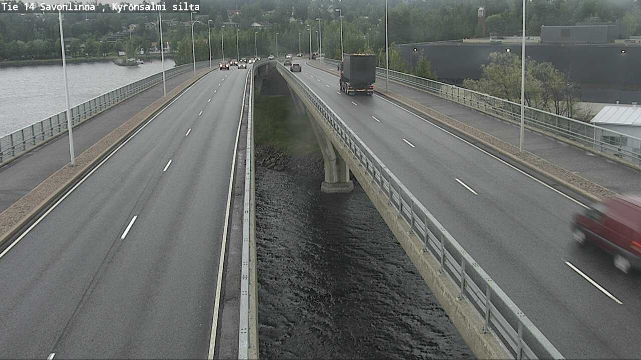 Weather Camera Image Road 14 Savonlinna, Kyrönsalmi, Savonlinna, Etelä-Savo