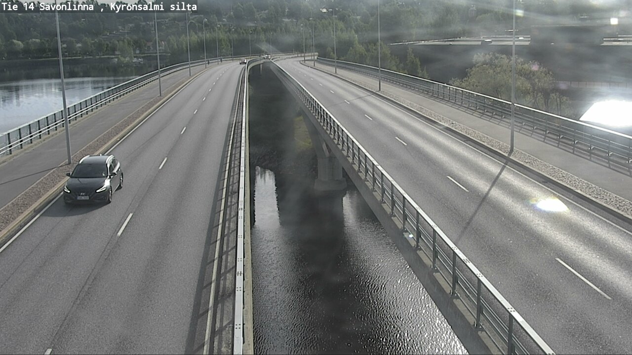 Weather Camera Image Road 14 Savonlinna, Kyrönsalmi, Savonlinna, Etelä-Savo