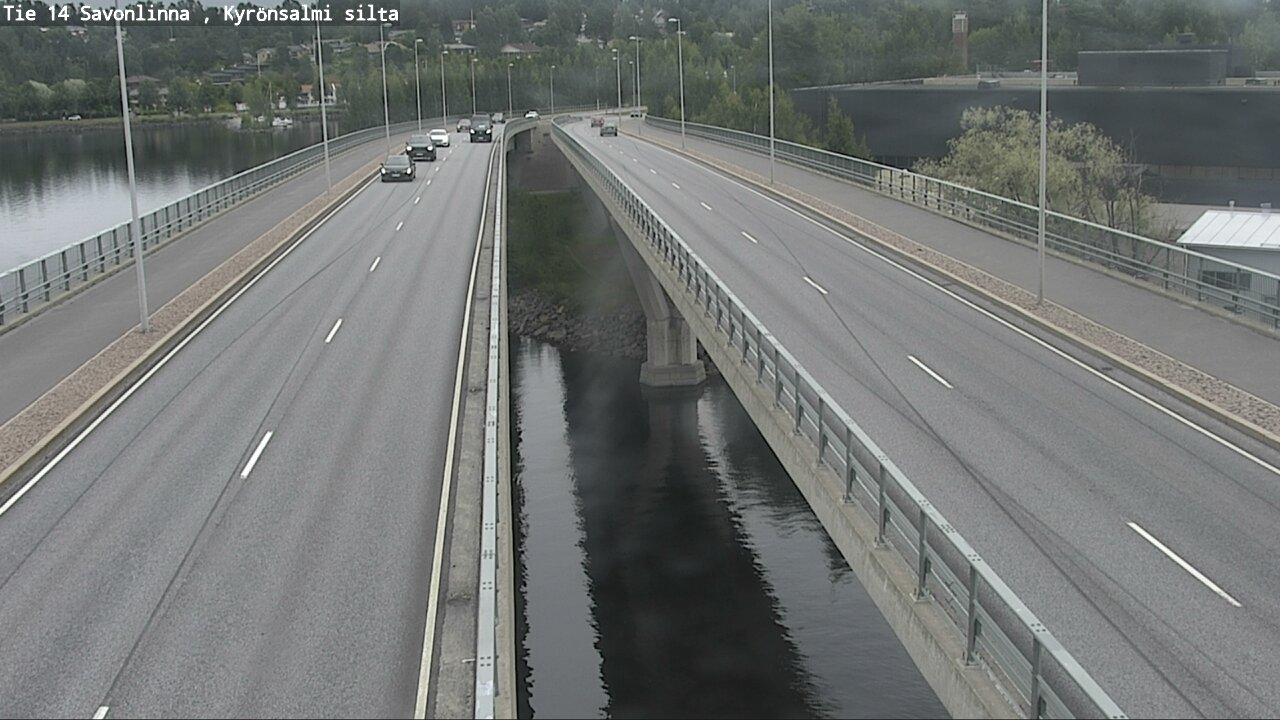 Weather Camera Image Road 14 Savonlinna, Kyrönsalmi, Savonlinna, Etelä-Savo