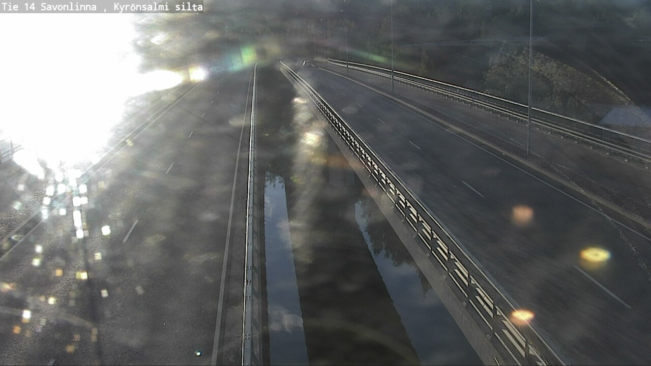 Weather Camera Image Road 14 Savonlinna, Kyrönsalmi, Savonlinna, Etelä-Savo