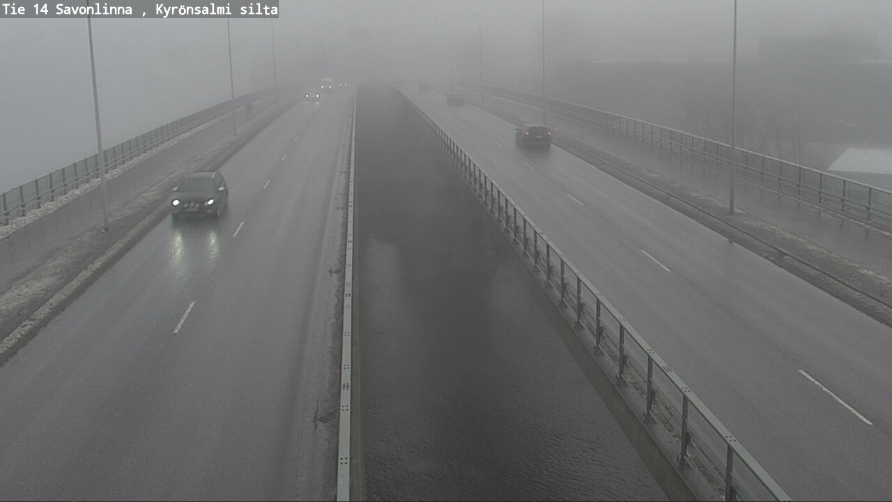 Weather Camera Image Väg 14 Nyslott, Kyrönsalmi, Savonlinna, Etelä-Savo
