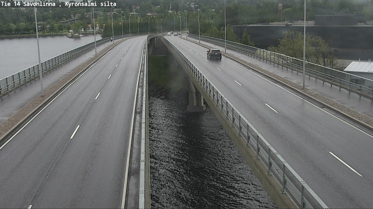 Weather Camera Image Road 14 Savonlinna, Kyrönsalmi, Savonlinna, Etelä-Savo