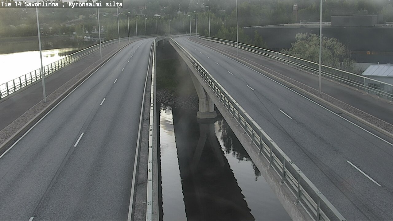 Weather Camera Image Road 14 Savonlinna, Kyrönsalmi, Savonlinna, Etelä-Savo