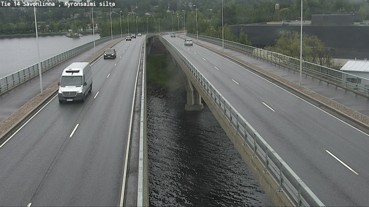 Weather Camera Image Road 14 Savonlinna, Kyrönsalmi, Savonlinna, Etelä-Savo