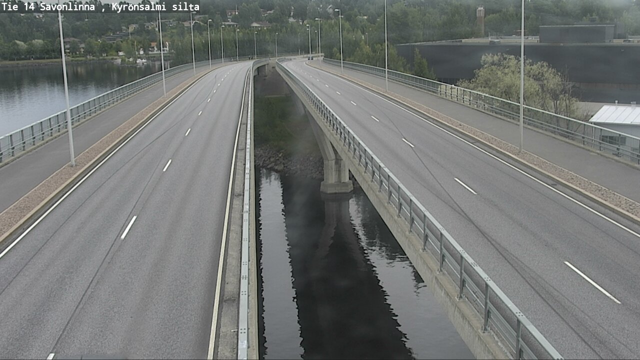 Weather Camera Image Road 14 Savonlinna, Kyrönsalmi, Savonlinna, Etelä-Savo