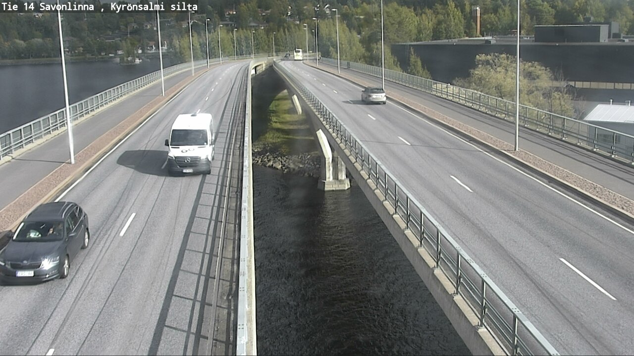 Weather Camera Image Road 14 Savonlinna, Kyrönsalmi, Savonlinna, Etelä-Savo