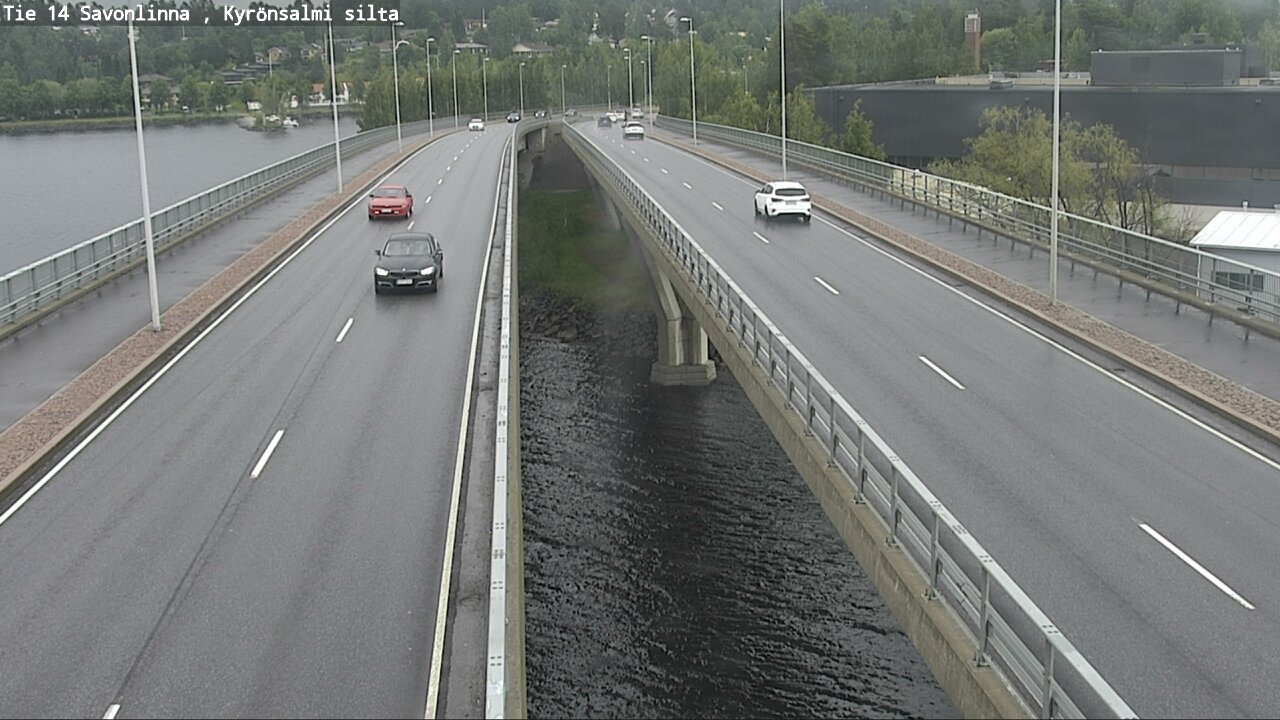 Weather Camera Image Road 14 Savonlinna, Kyrönsalmi, Savonlinna, Etelä-Savo