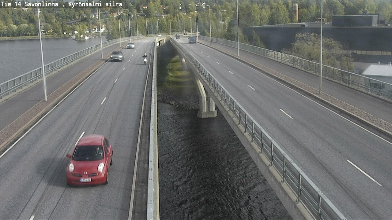 Weather Camera Image Road 14 Savonlinna, Kyrönsalmi, Savonlinna, Etelä-Savo