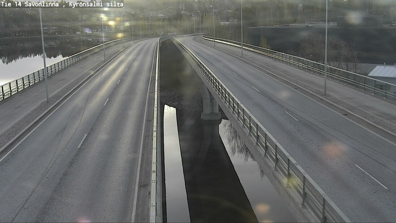 Weather Camera Image Väg 14 Nyslott, Kyrönsalmi, Savonlinna, Etelä-Savo