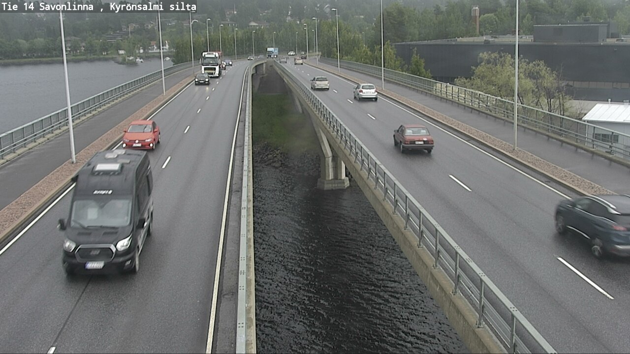 Weather Camera Image Road 14 Savonlinna, Kyrönsalmi, Savonlinna, Etelä-Savo