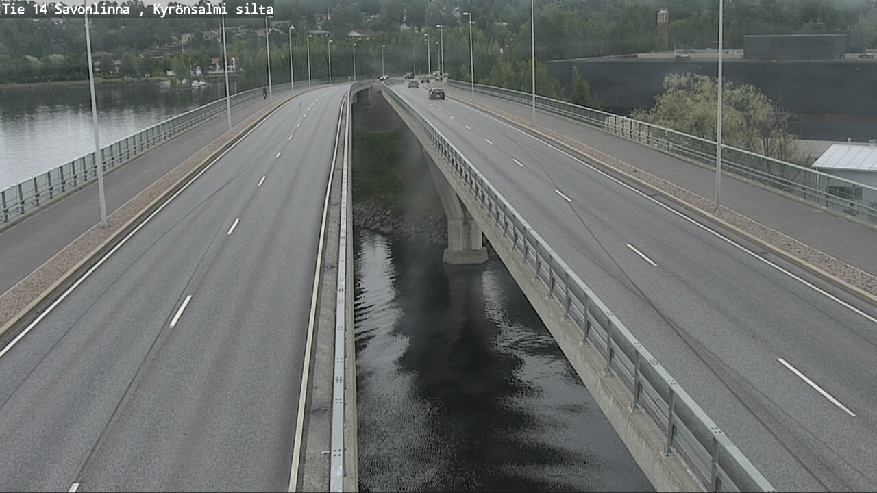 Weather Camera Image Road 14 Savonlinna, Kyrönsalmi, Savonlinna, Etelä-Savo