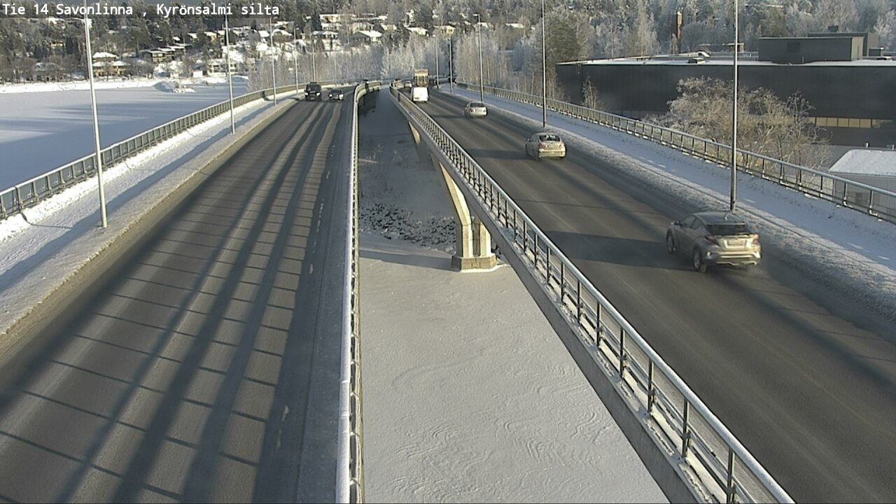 Weather Camera Image Road 14 Savonlinna, Kyrönsalmi, Savonlinna, Etelä-Savo