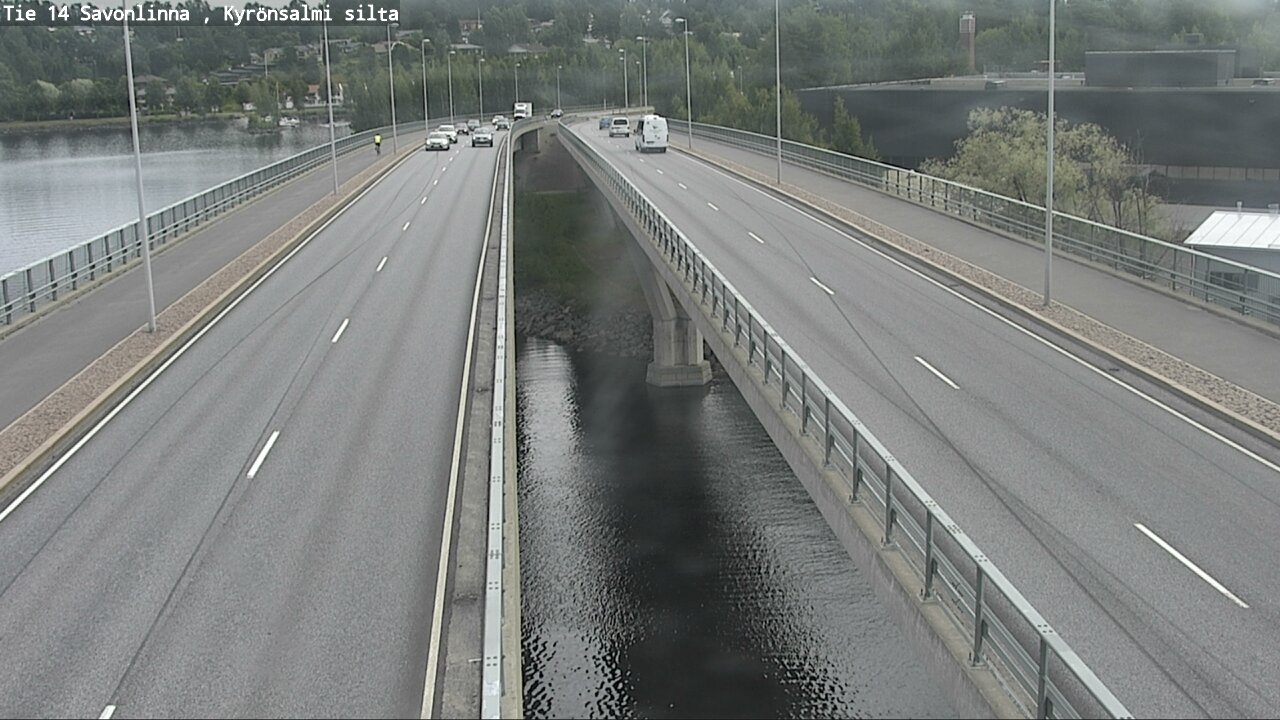 Weather Camera Image Road 14 Savonlinna, Kyrönsalmi, Savonlinna, Etelä-Savo