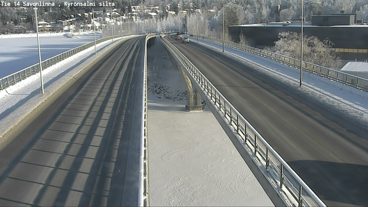 Weather Camera Image Road 14 Savonlinna, Kyrönsalmi, Savonlinna, Etelä-Savo