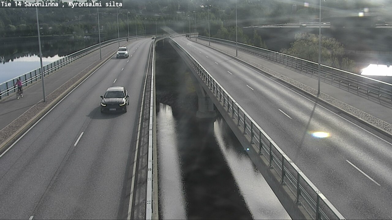 Weather Camera Image Road 14 Savonlinna, Kyrönsalmi, Savonlinna, Etelä-Savo