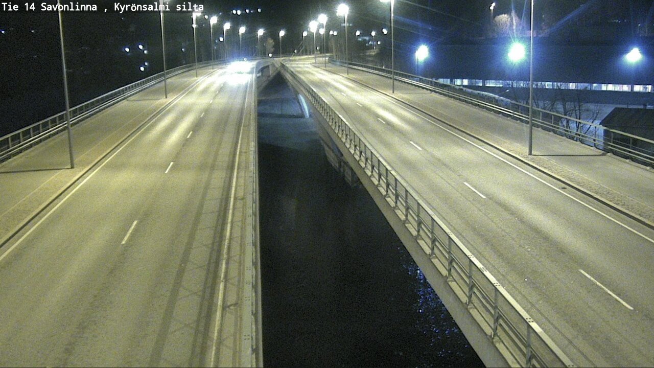 Weather Camera Image Road 14 Savonlinna, Kyrönsalmi, Savonlinna, Etelä-Savo