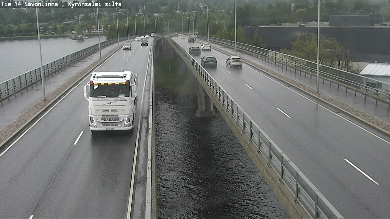 Weather Camera Image Road 14 Savonlinna, Kyrönsalmi, Savonlinna, Etelä-Savo