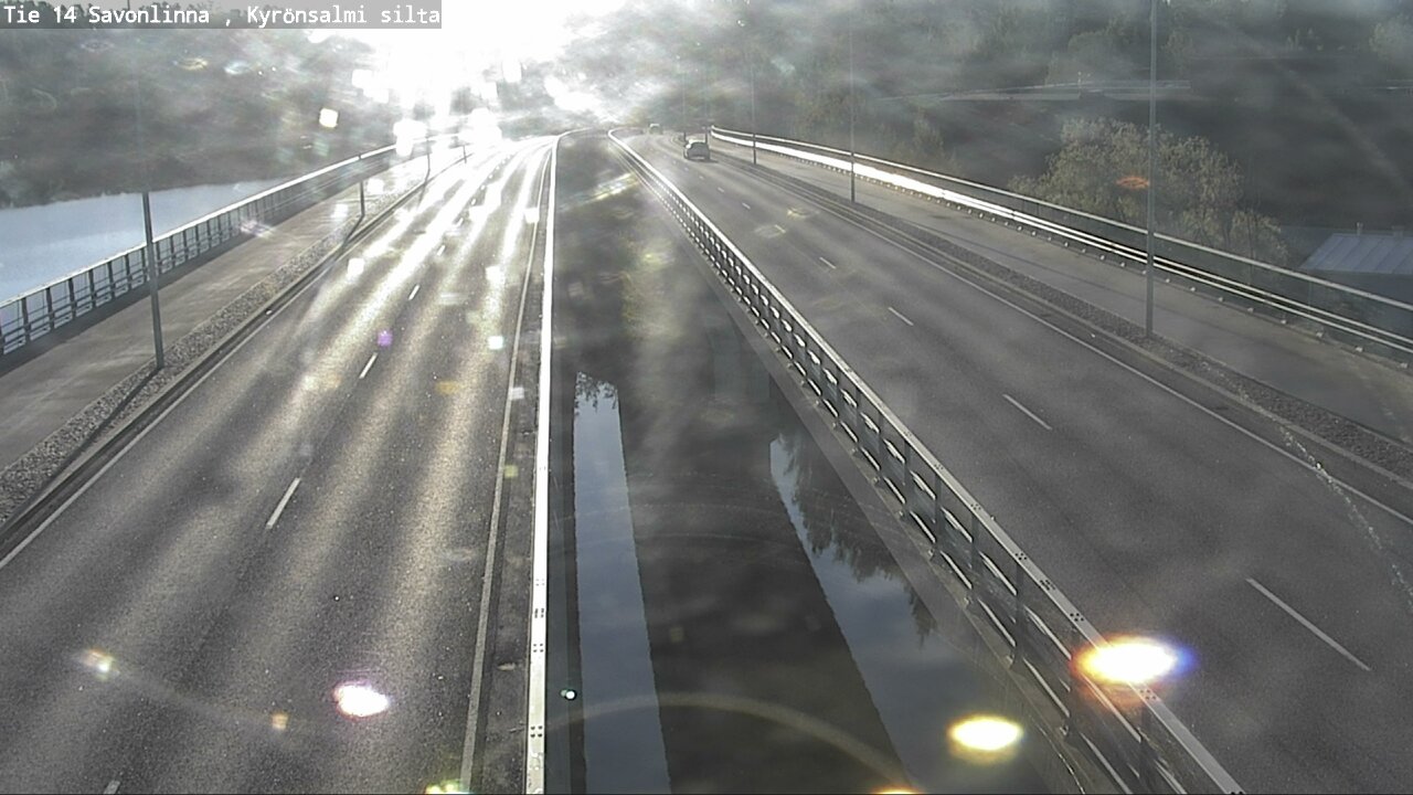 Weather Camera Image Road 14 Savonlinna, Kyrönsalmi, Savonlinna, Etelä-Savo