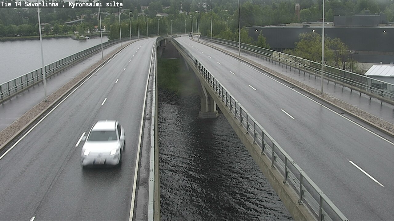 Weather Camera Image Road 14 Savonlinna, Kyrönsalmi, Savonlinna, Etelä-Savo
