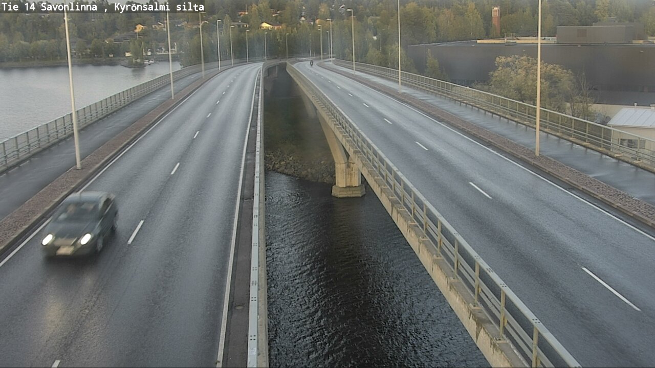 Weather Camera Image Road 14 Savonlinna, Kyrönsalmi, Savonlinna, Etelä-Savo