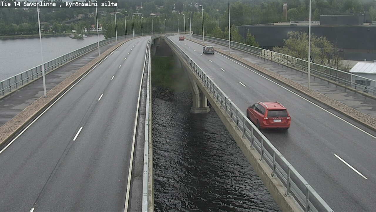 Weather Camera Image Road 14 Savonlinna, Kyrönsalmi, Savonlinna, Etelä-Savo