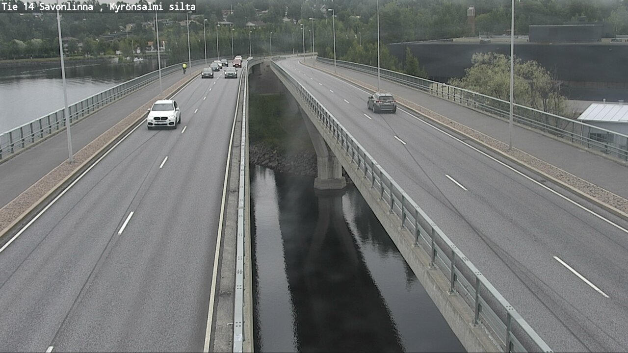 Weather Camera Image Road 14 Savonlinna, Kyrönsalmi, Savonlinna, Etelä-Savo