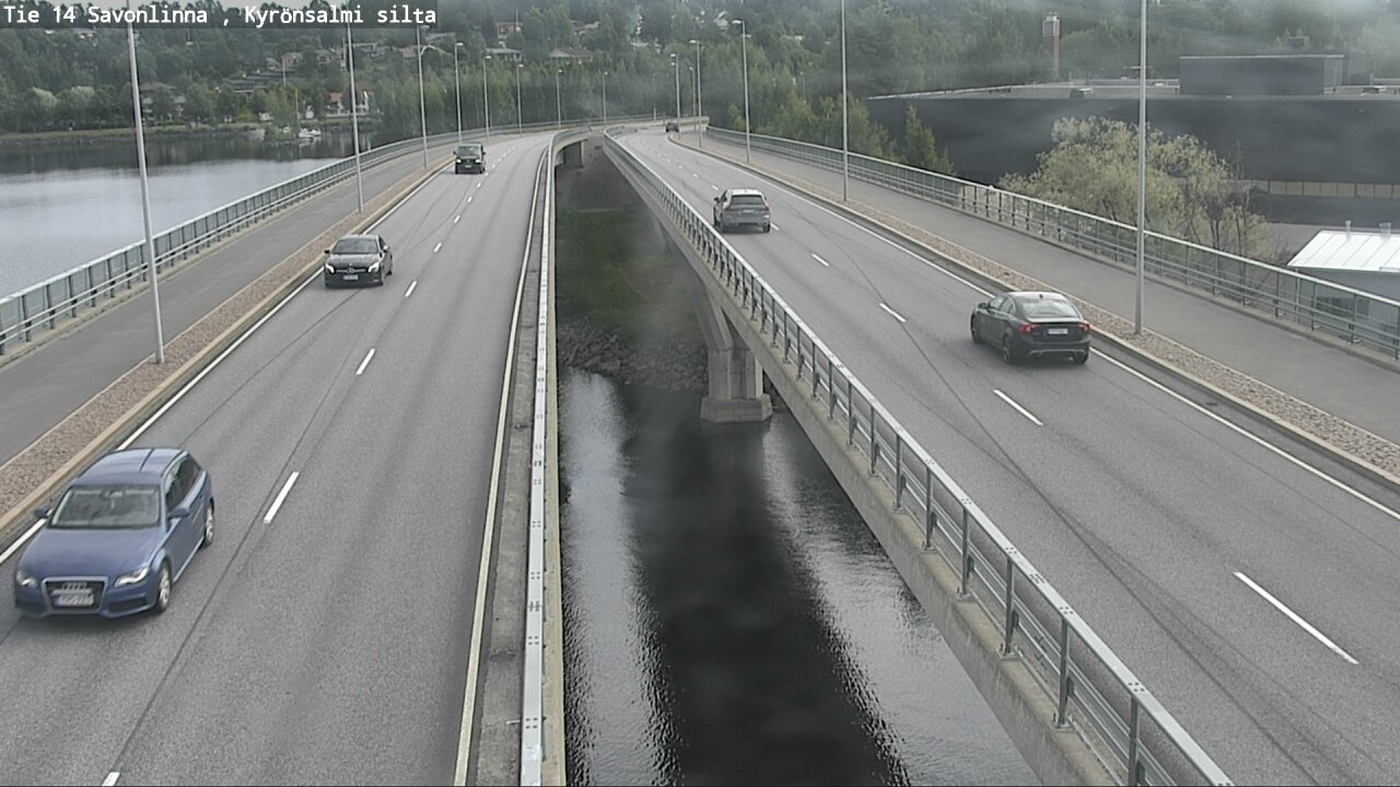 Weather Camera Image Road 14 Savonlinna, Kyrönsalmi, Savonlinna, Etelä-Savo