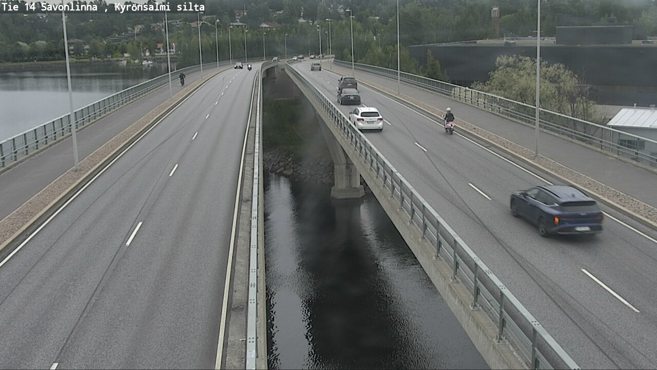 Weather Camera Image Road 14 Savonlinna, Kyrönsalmi, Savonlinna, Etelä-Savo
