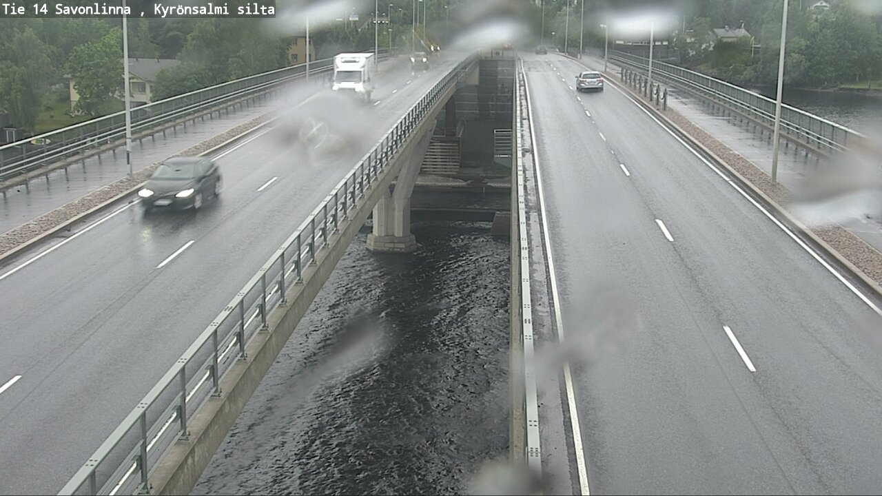Weather Camera Image Väg 14 Nyslott, Kyrönsalmi, Savonlinna, Etelä-Savo