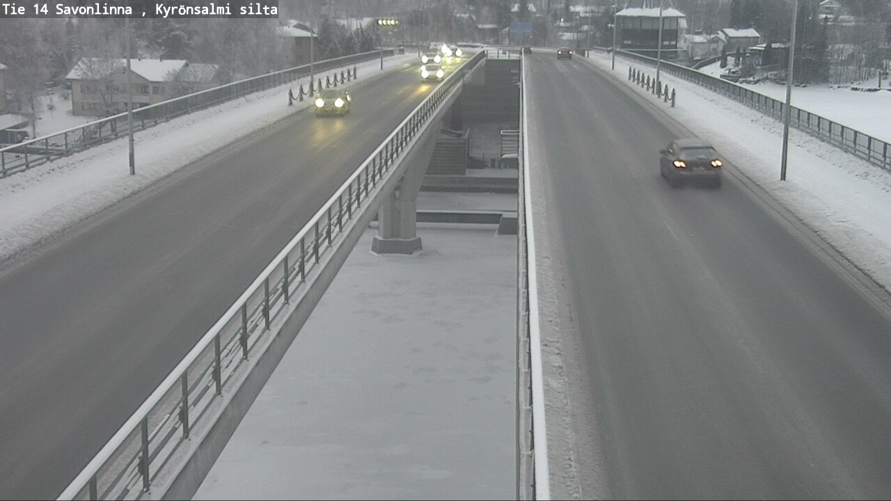 Weather Camera Image Road 14 Savonlinna, Kyrönsalmi, Savonlinna, Etelä-Savo
