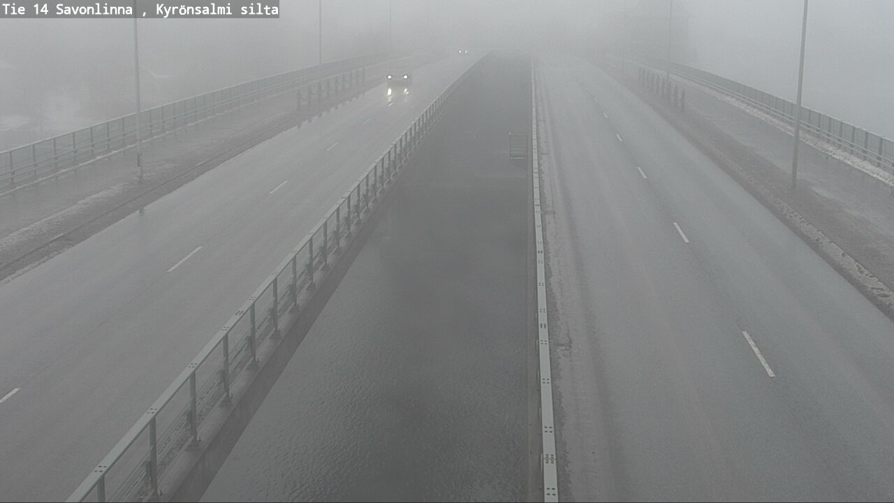 Weather Camera Image Väg 14 Nyslott, Kyrönsalmi, Savonlinna, Etelä-Savo