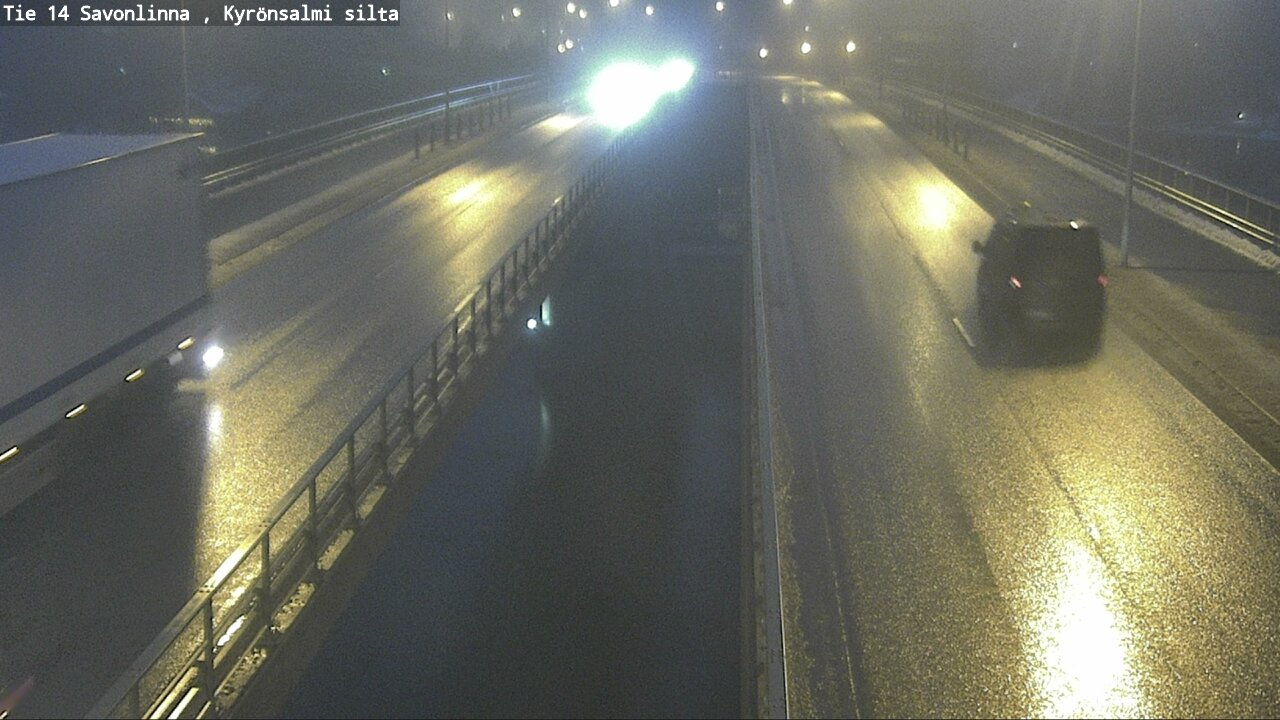 Weather Camera Image Road 14 Savonlinna, Kyrönsalmi, Savonlinna, Etelä-Savo