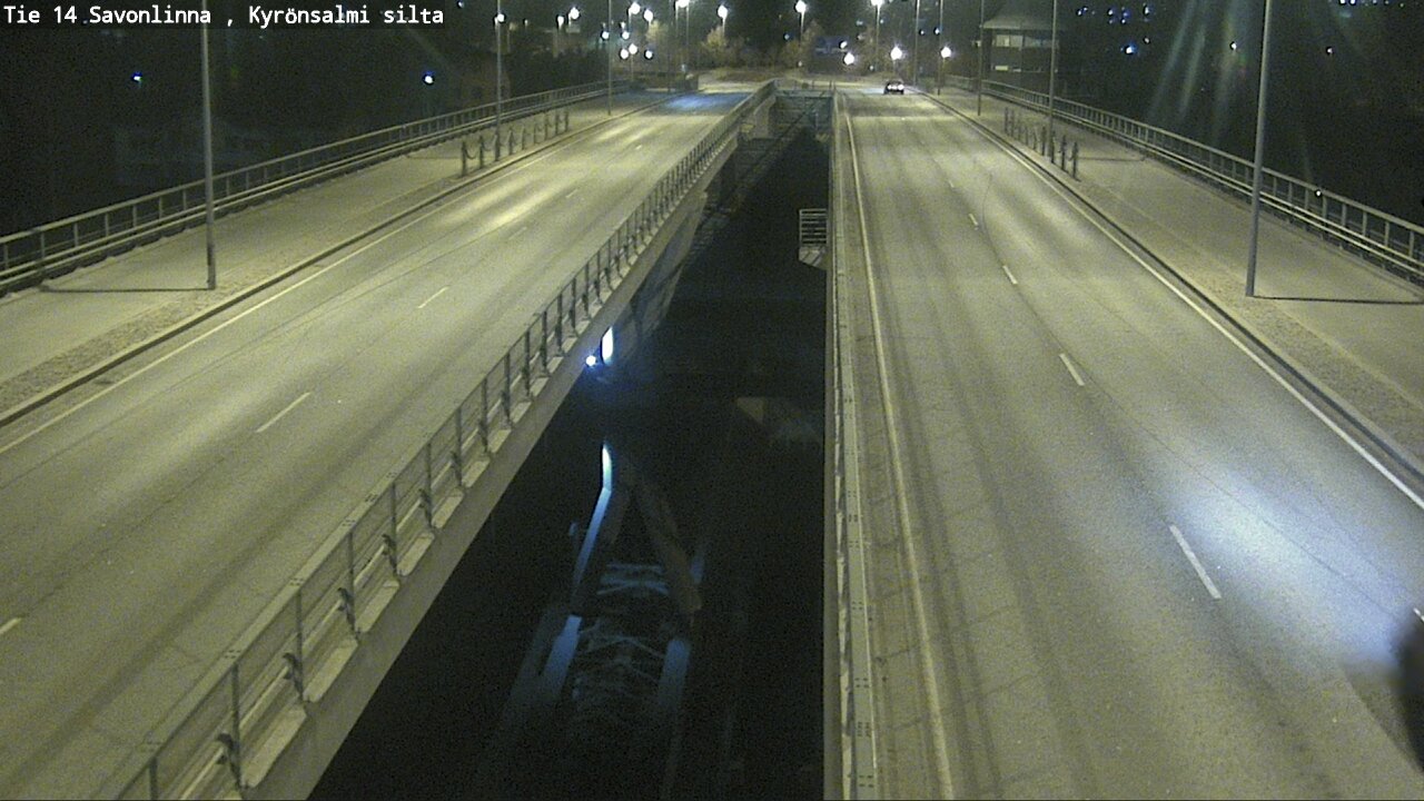 Weather Camera Image Väg 14 Nyslott, Kyrönsalmi, Savonlinna, Etelä-Savo
