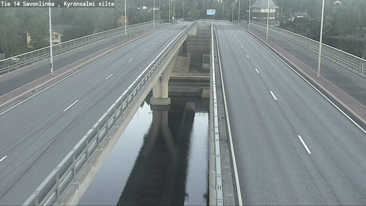 Weather Camera Image Road 14 Savonlinna, Kyrönsalmi, Savonlinna, Etelä-Savo